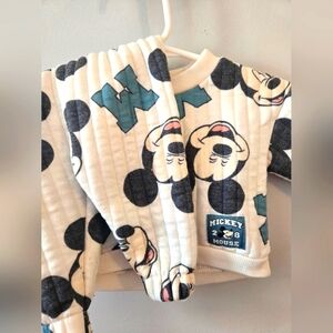 Mickey Mouse Quilted Baby Outfit